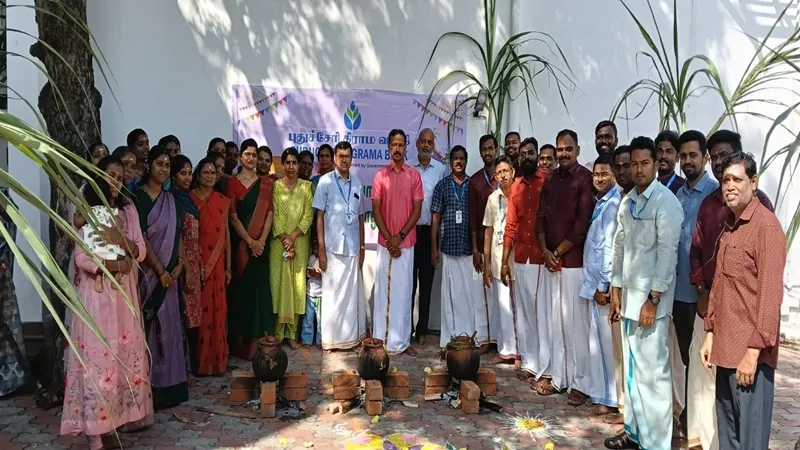 Pongal celebration - 2026 at Puducherry Grama Bank.
